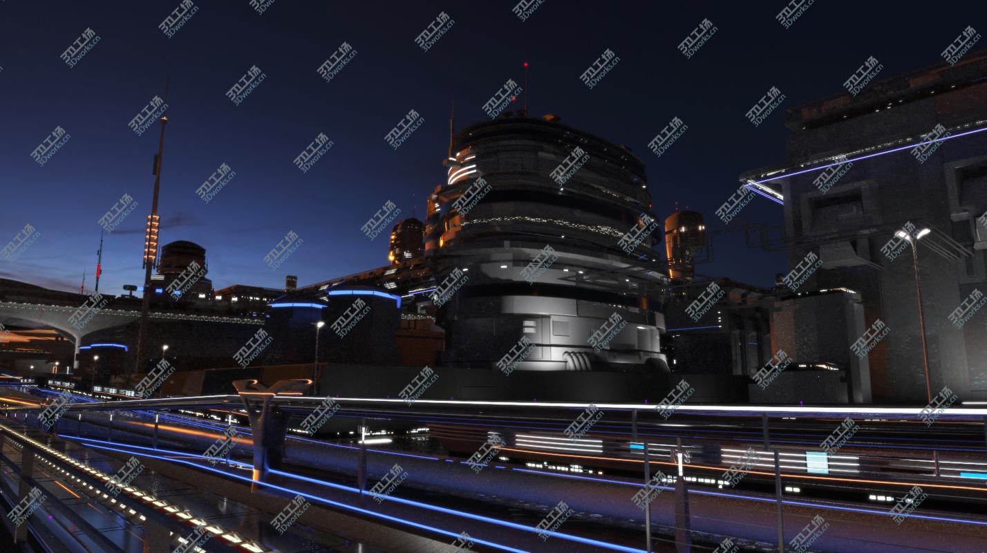images/goods_img/20210319/Night City of the Future 2 3D model/2.jpg